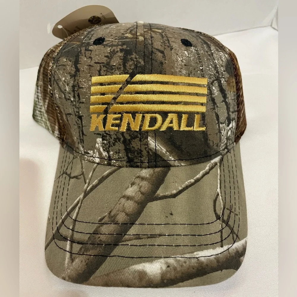 RealTree Kendall Camo Trucker Hat in‎ Brown Green camo one size fits all NWT